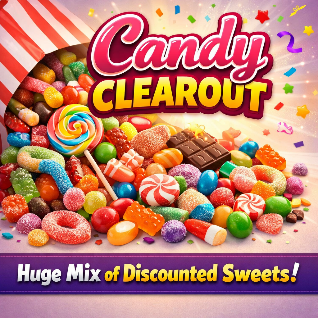 Candy Clearout!! 1/2lb bags! 50% off