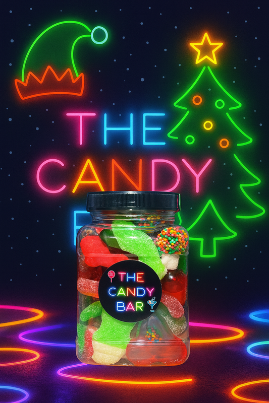 Santa's Sweet Surprise Stocking stuffer 1lb Christmas Mix Jar