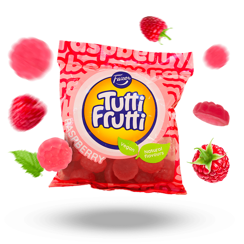 Tutti Frutti Vegan Raspberries (Swedan)
