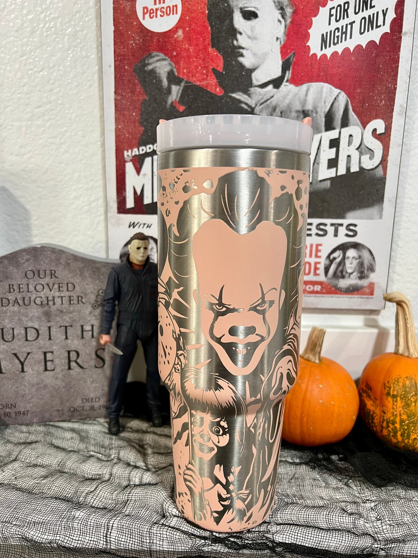 40oz Horror Slasher Tumbler