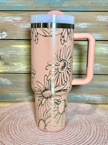 40oz Summer Daisy Dream Tumbler