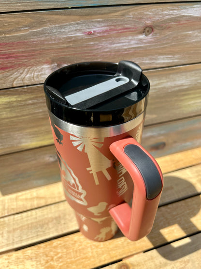 40oz Chicken Coop Chic Tumbler