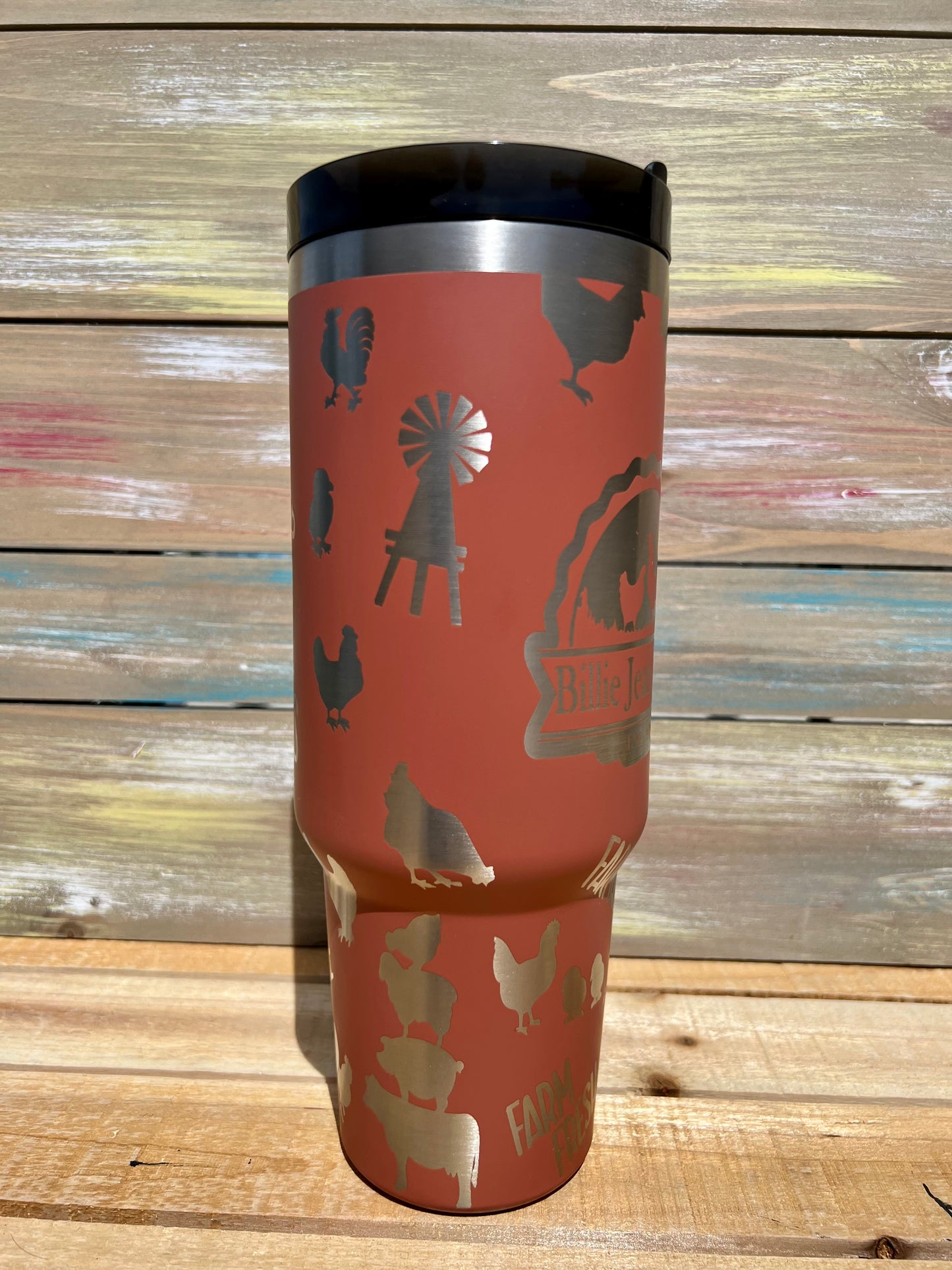 40oz Chicken Coop Chic Tumbler