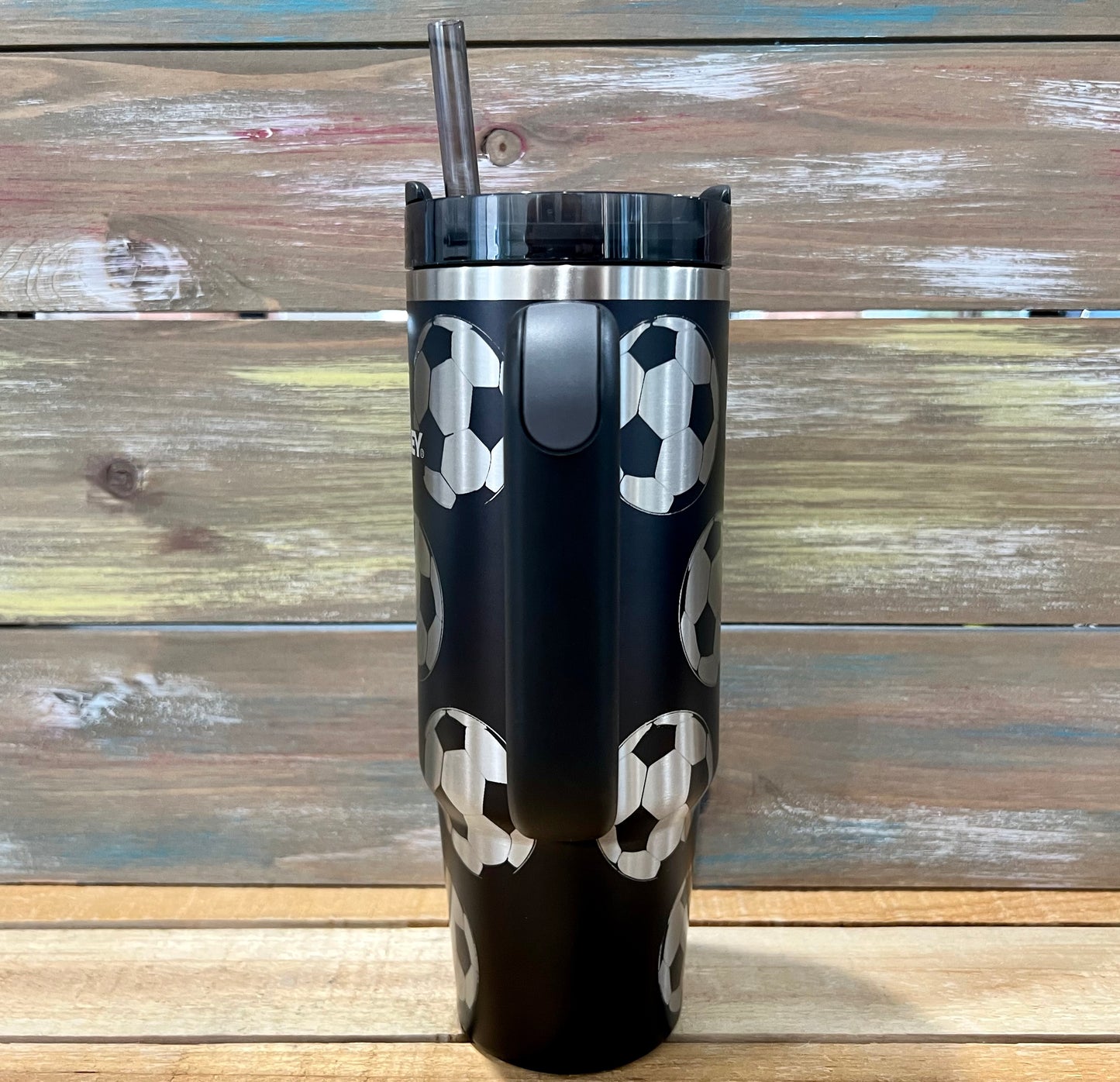 40oz Soccer Tumbler