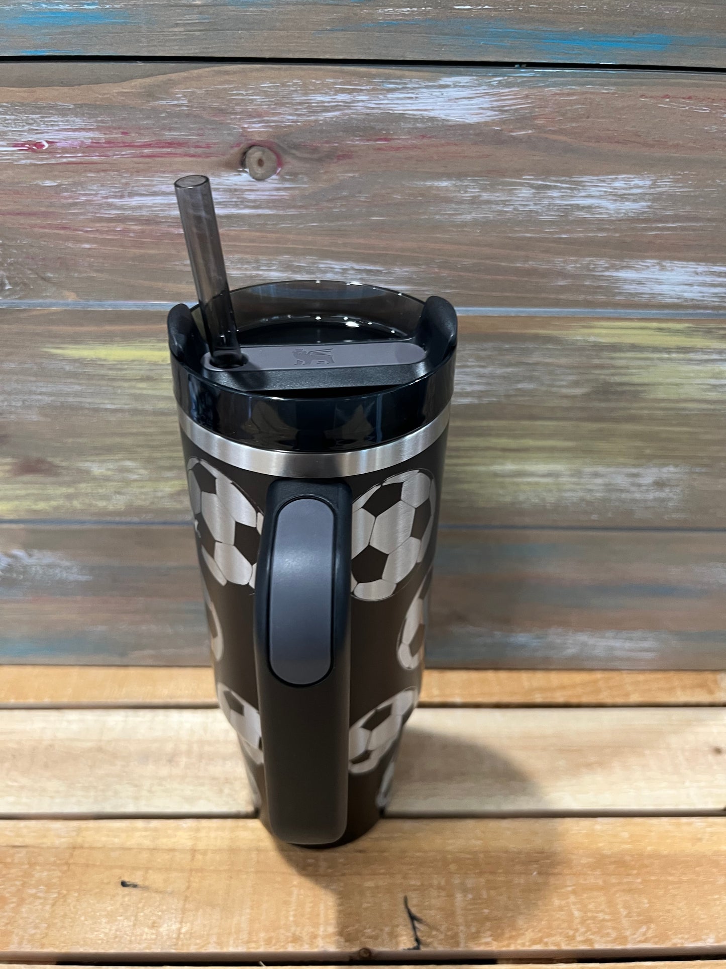 40oz Soccer Tumbler