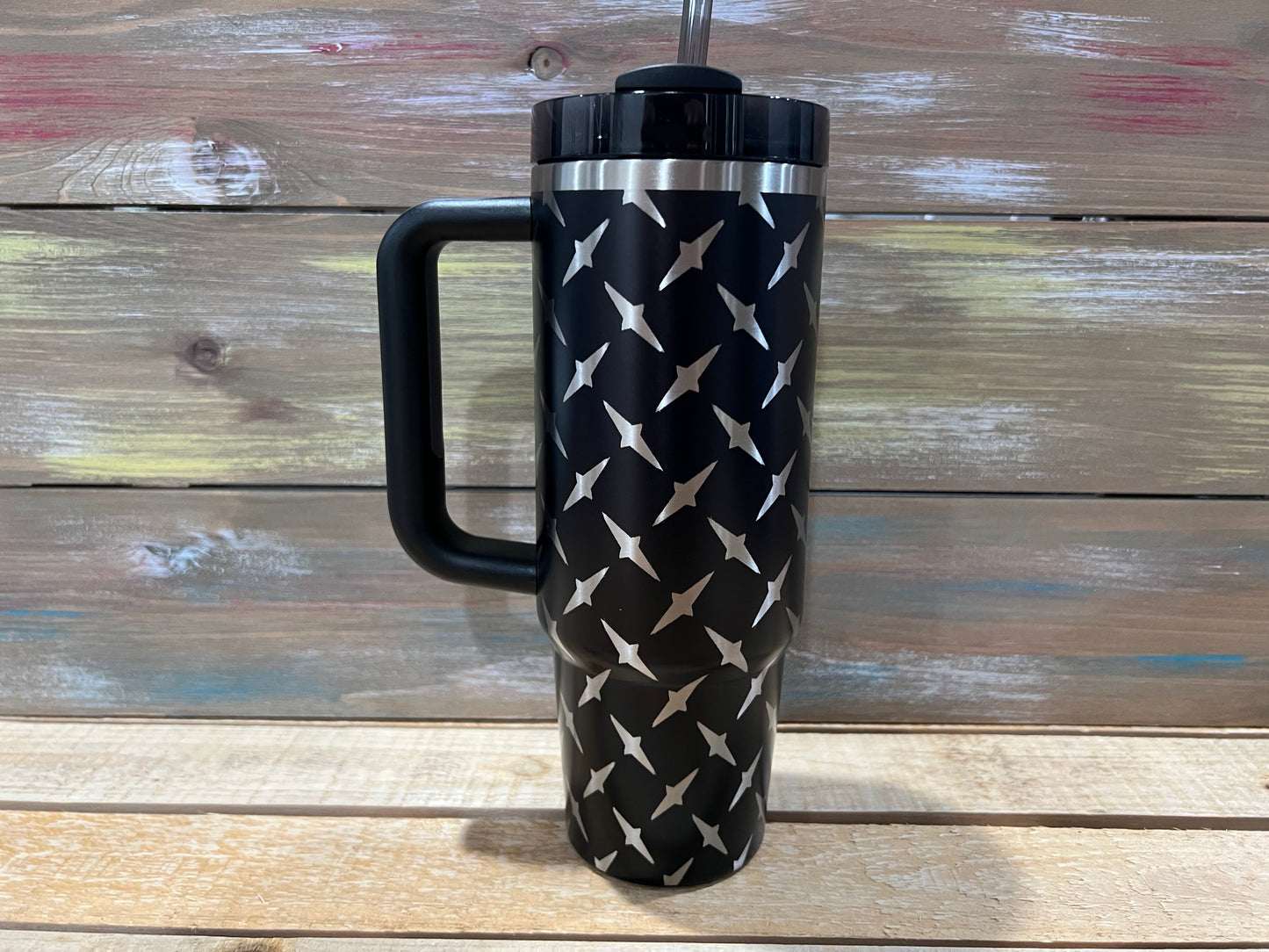 40oz Diamond Plated Tumbler