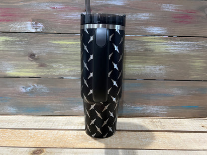 40oz Diamond Plated Tumbler