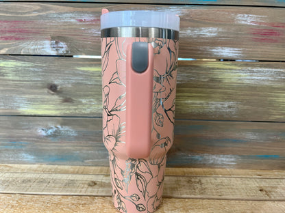 40oz Peony Paradise Tumbler