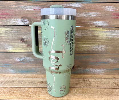 40oz Succulent Squad Tumbler