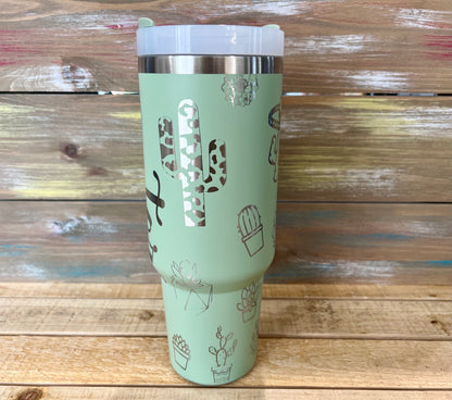 40oz Succulent Squad Tumbler
