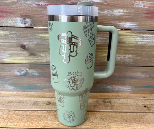 40oz Succulent Squad Tumbler