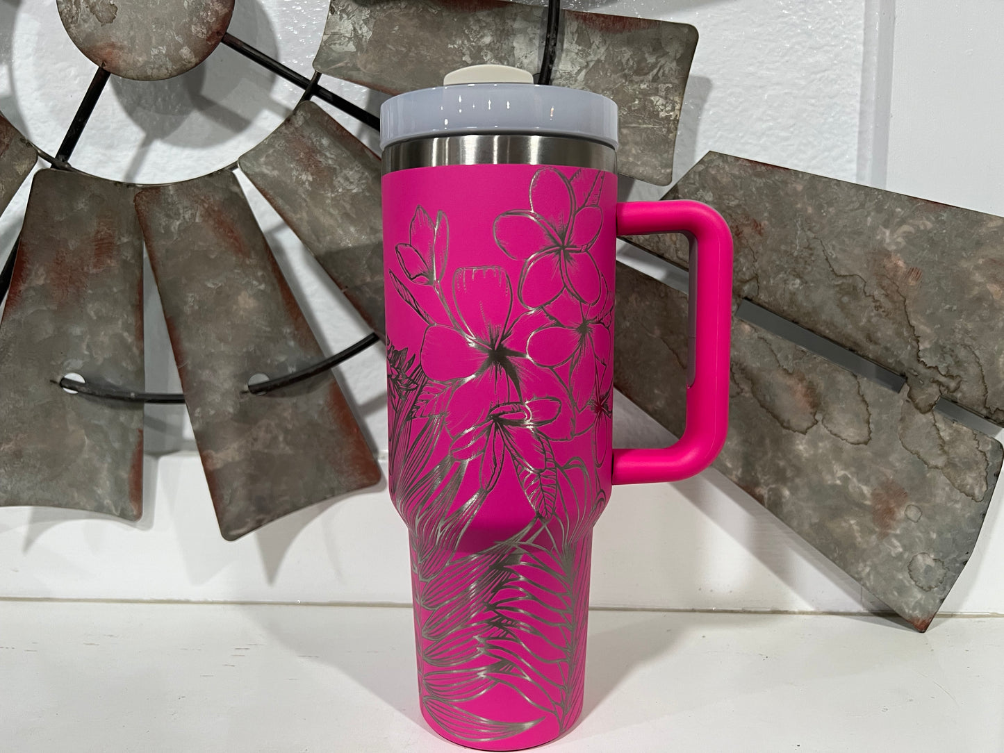 40oz Wild Hibiscus Tumbler