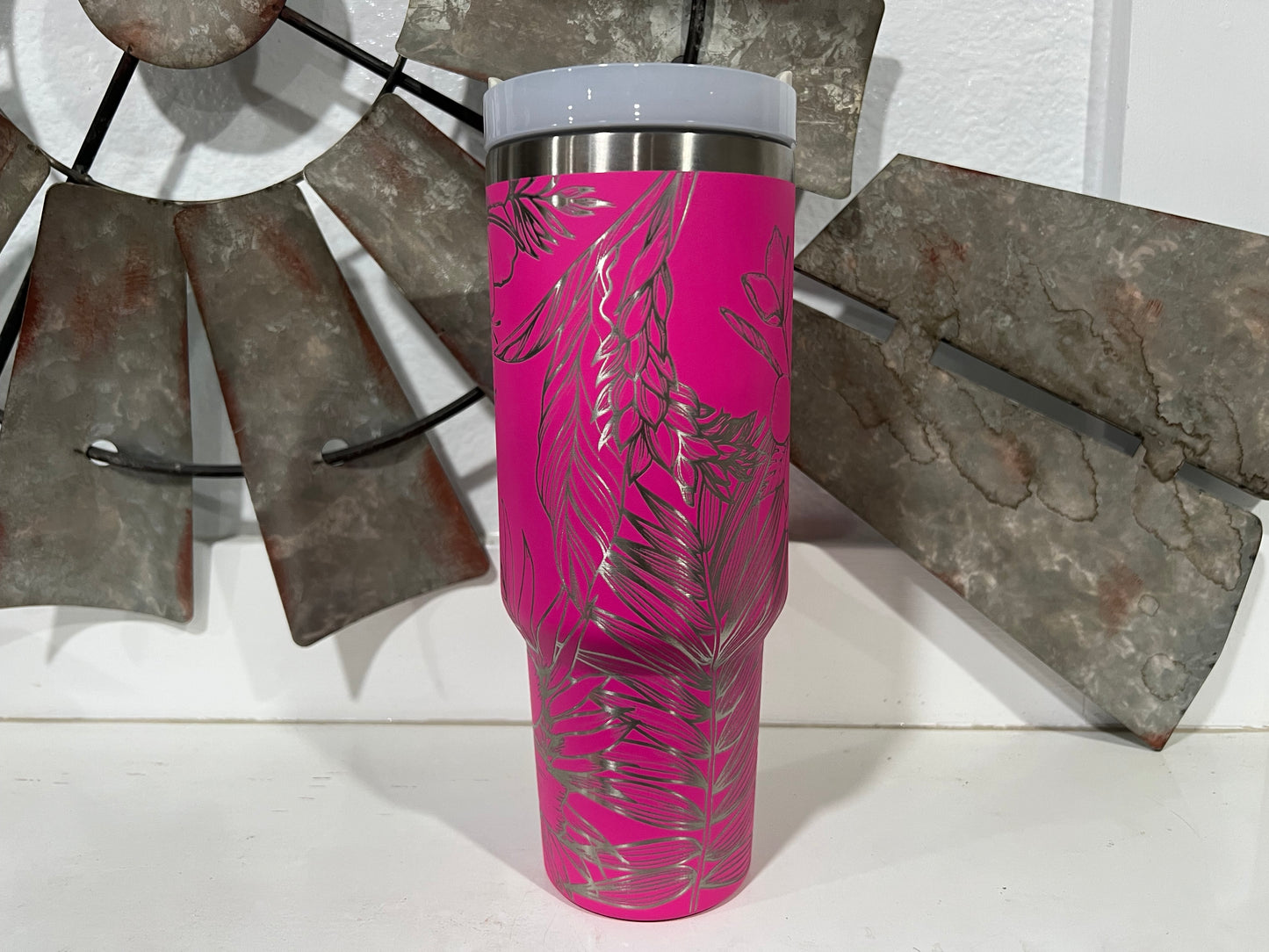 40oz Wild Hibiscus Tumbler