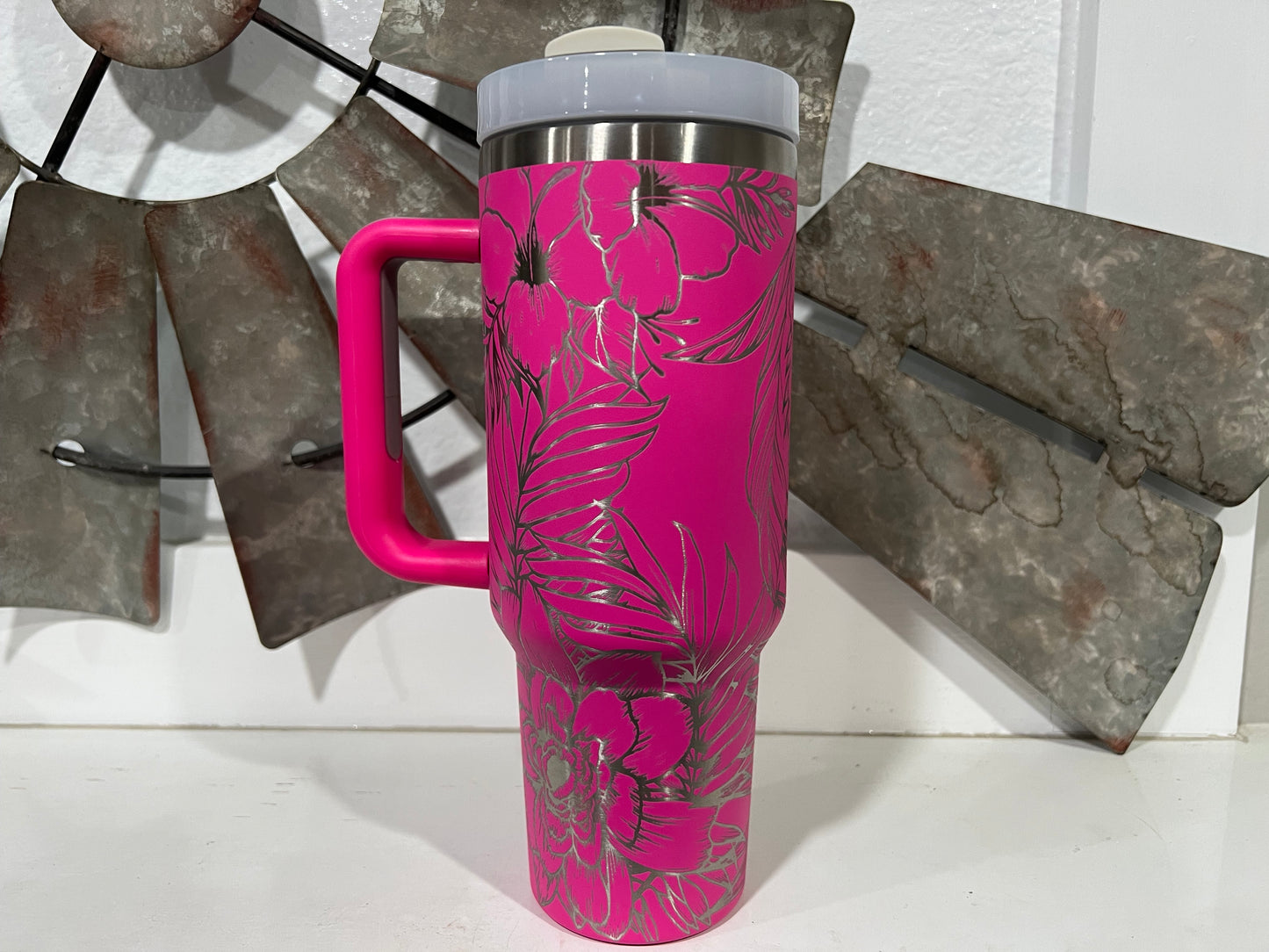 40oz Wild Hibiscus Tumbler