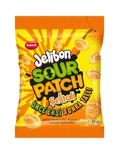 Jelibon Sour Patch Seftali (Peach slices) - (Turkey)