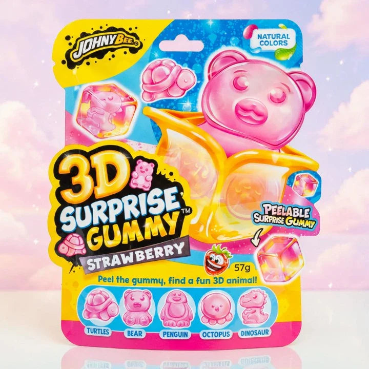 3D Surprise Strawberry Gummies (UK)